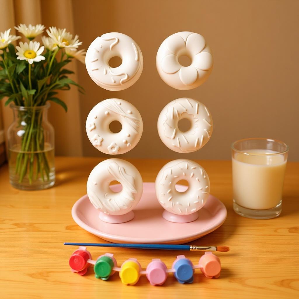 6 LI DONUTLAR BOYAMA SETİ