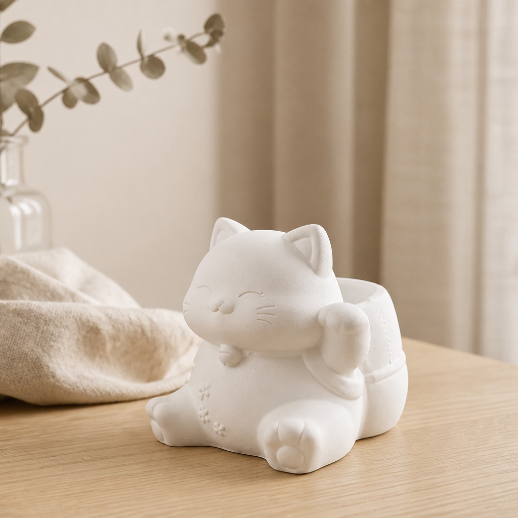 ÇANTALI KEDİ KALEMLİK